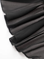 4 Pcs Sarongs Coverups for Women Swimsuit Wrap Skirt Beach Bikini Bottom Cover up Short Skirt Chiffon Cover Ups for Swimwear(Bla