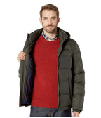 Tommy Hilfiger Men's Big & Tall Hooded Puffer Jacket, Olive, 4X Big