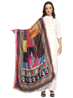Weavers Villa WomenS Poly Silk Digital Graphic Printed Ethnic Dupatta, Chunni, 2.25 Mtrs
