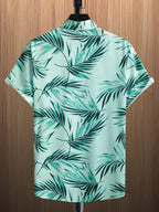 Shasmi Solid Regular Fit Fancy Casual Shirt for Men_Sea Green