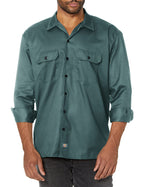 Dickies mens Long-sleeve work utility button down shirts, Lincoln green, XX-Large US