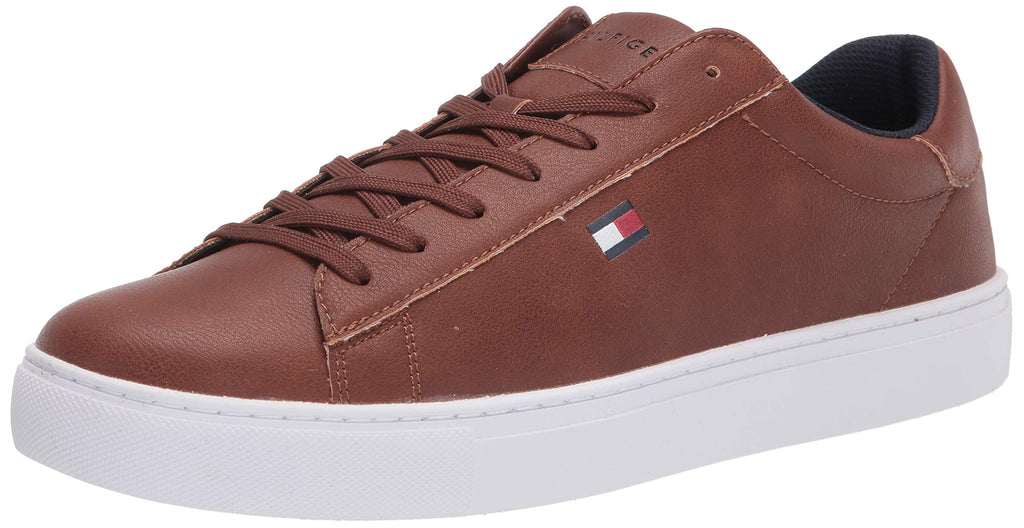 Tommy Hilfiger Men's Brecon Sneaker, Cognac 913, 10M