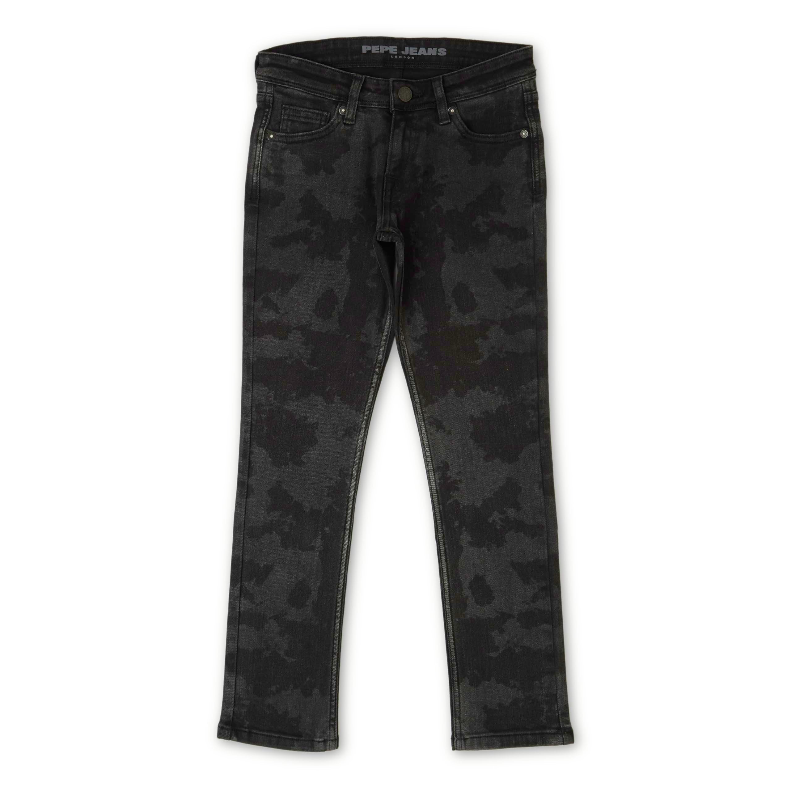 Pepe Jeans Cashed Mid Waist Slim Fit Denim, Black Used, 14