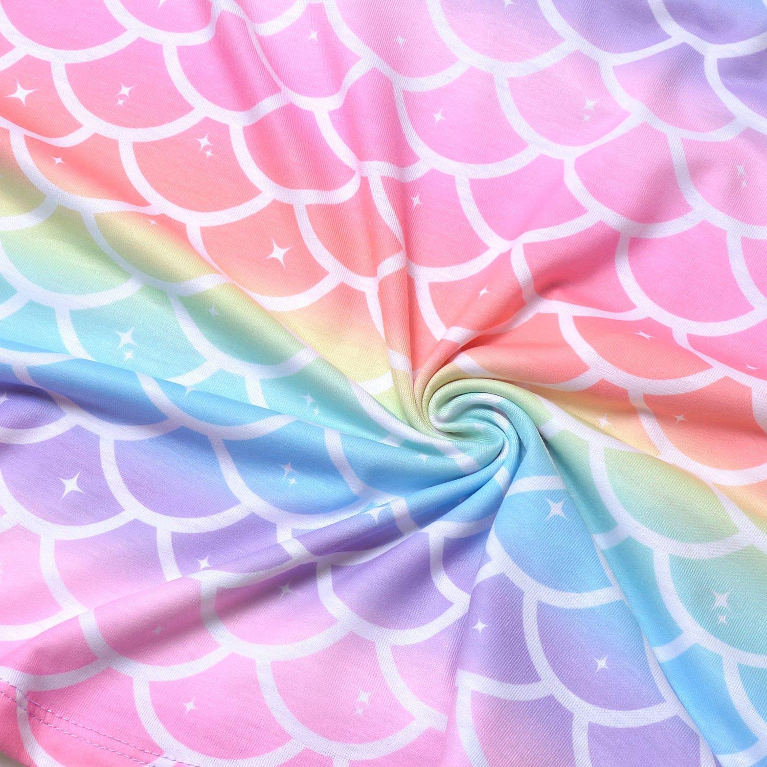 Mermaid Dresses Girls Long Sleeve Swing Winter Outfit Halloween Costume 10 11