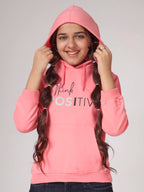 Kyda Kids Girls Cotton Hooded Neck Hoodies - Sweatshirt With Hoodies Full Sleeves Girls Winter Wear, Long Sleeve Sweatshirts For