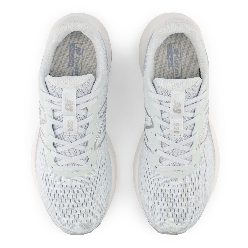 New Balance Women's 520 V8 Running Shoe, Ice Blue/Ice Blue, 8 Wide