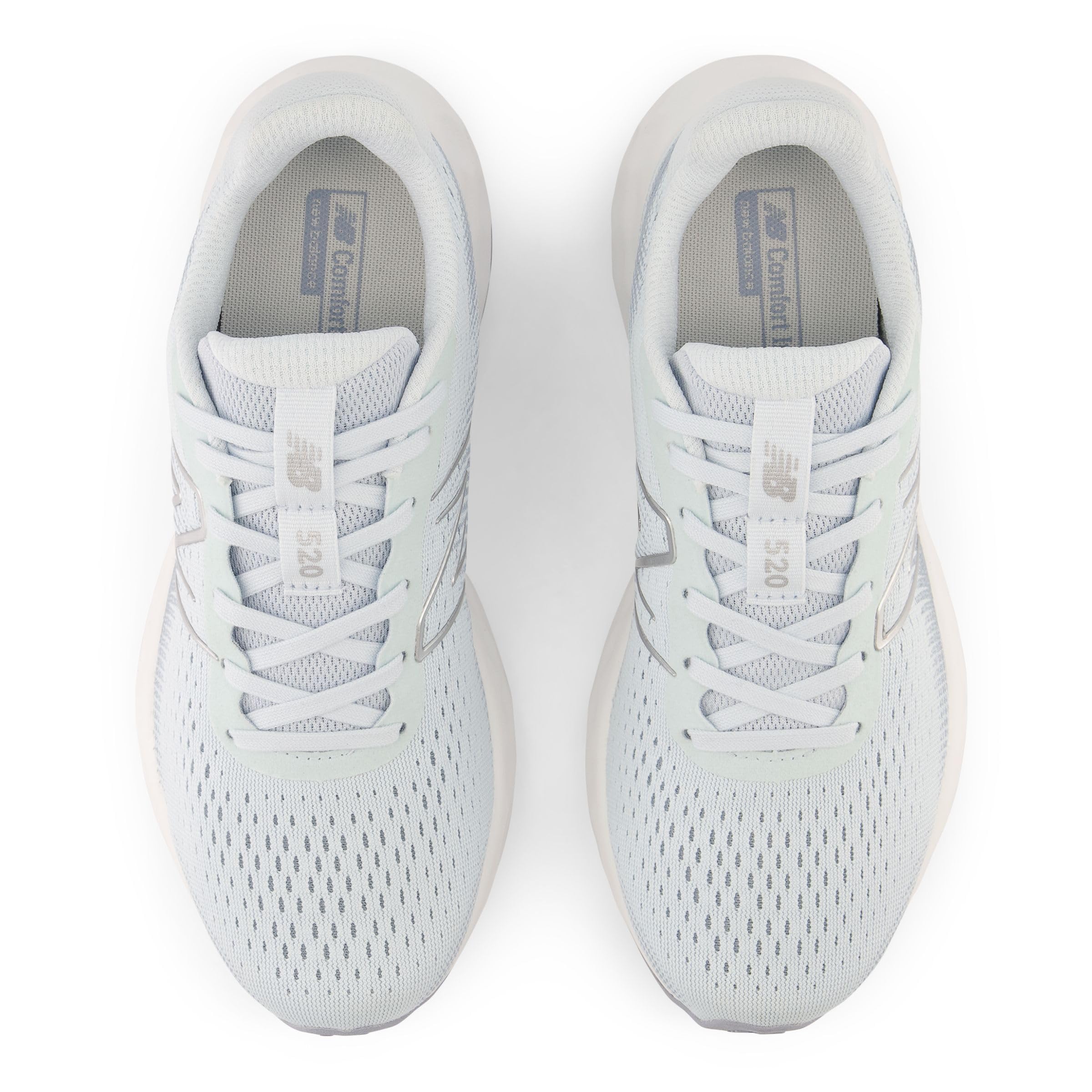 New Balance Women's 520 V8 Running Shoe, Ice Blue/Ice Blue, 8 Wide