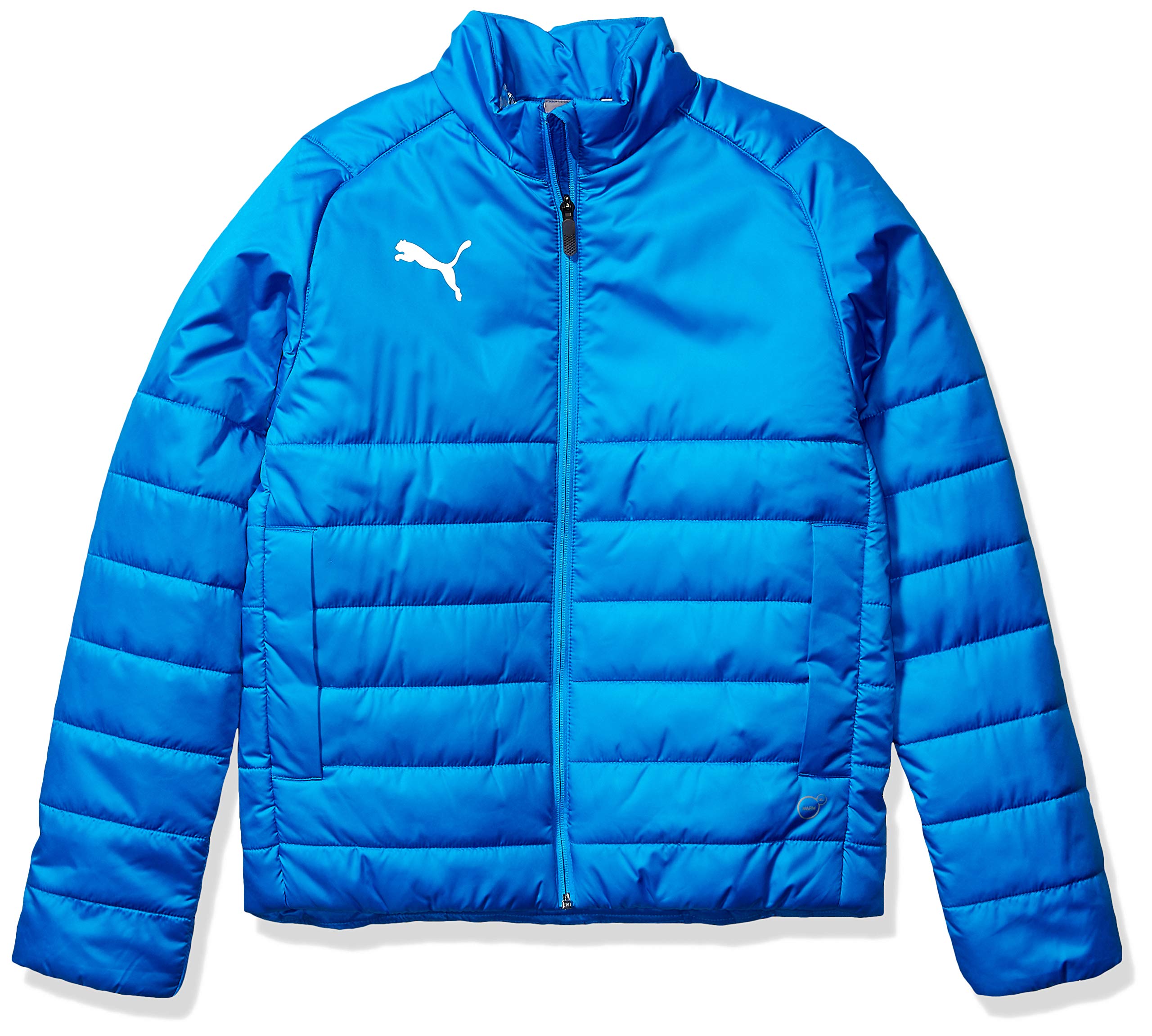 PUMA Unisex Liga Casuals Padded Jacket Youth, Electric Blue Lemonade, X-Large