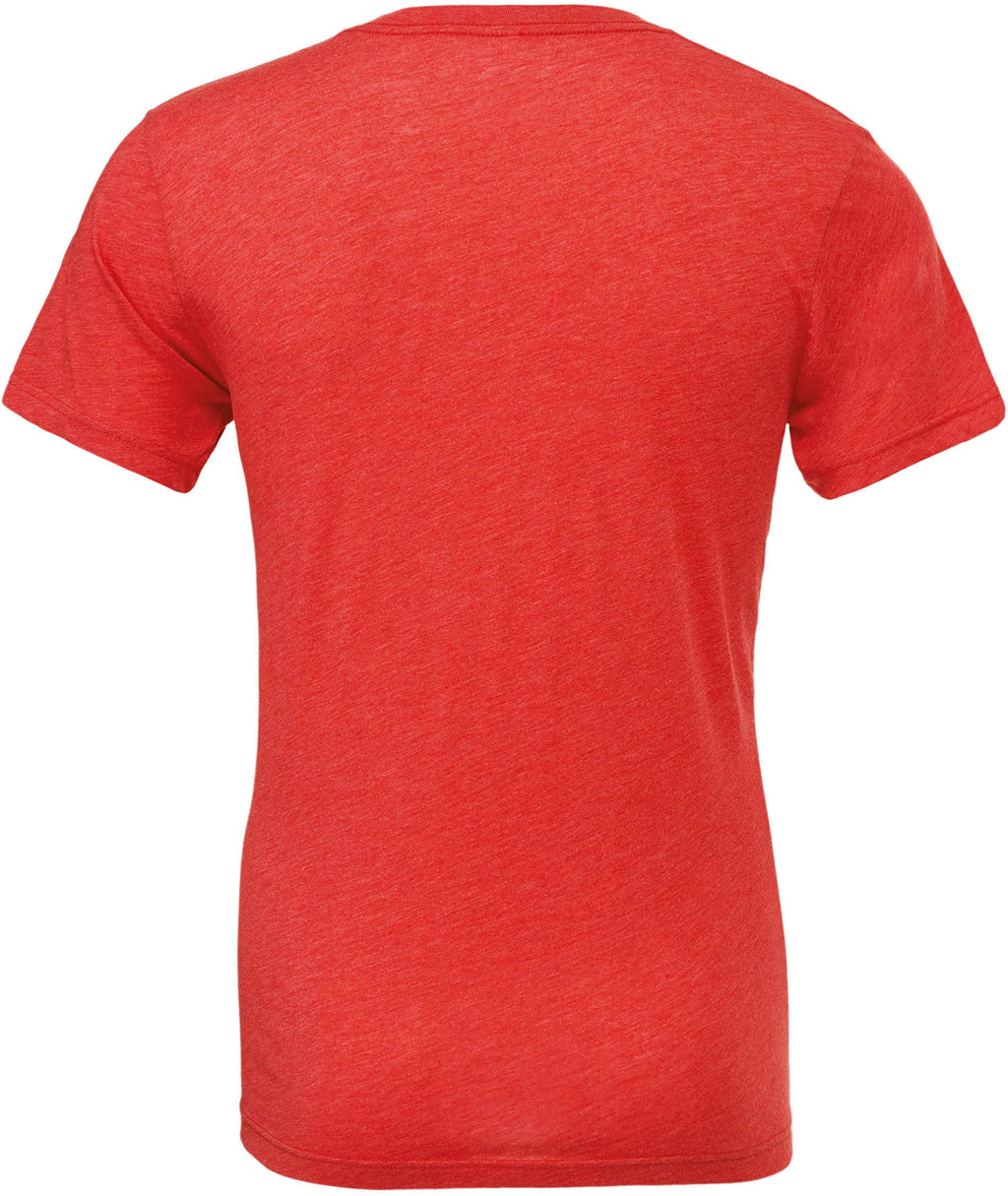 Unisex Triblend V-Neck T-Shirt - BLUE TRIBLEND - S(D0102H7WXBJ)
