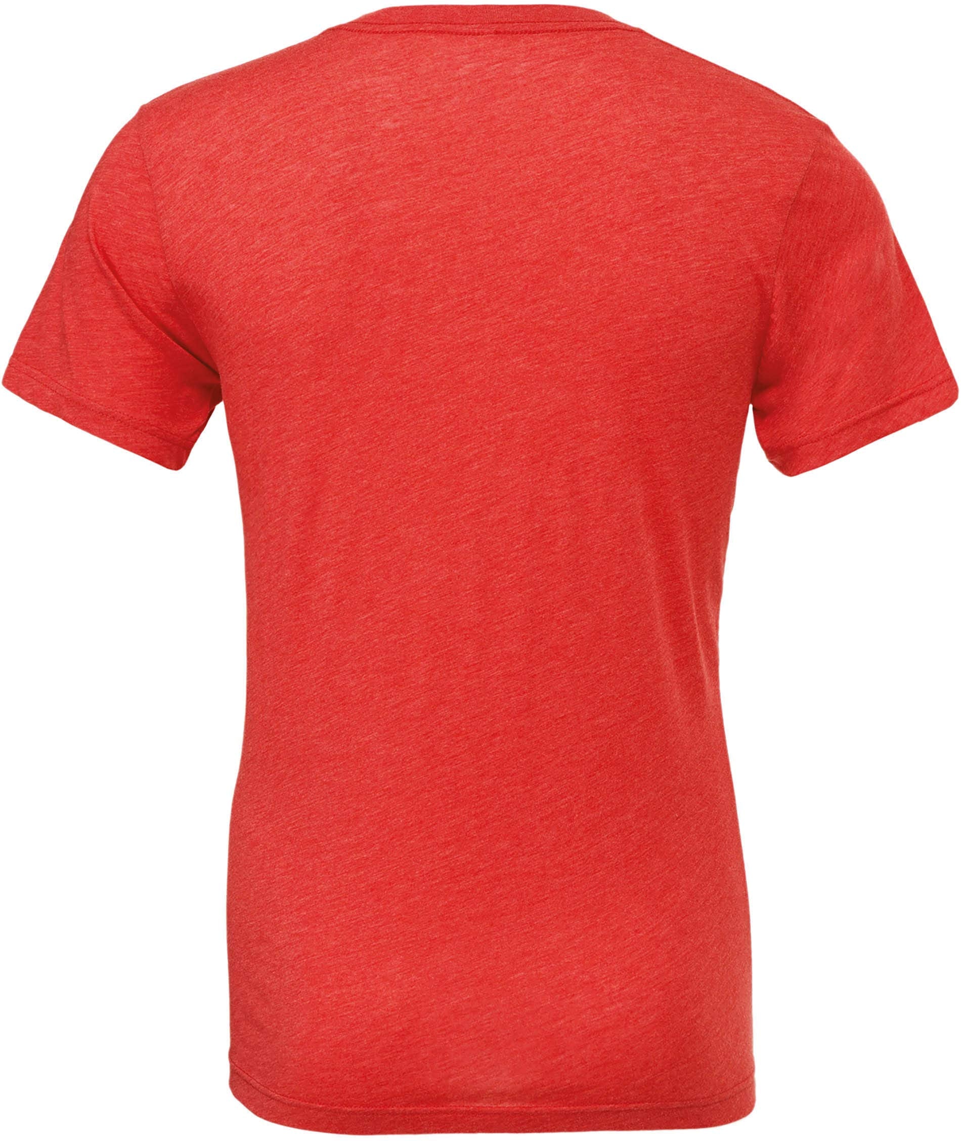 Unisex Triblend V-Neck T-Shirt - BLUE TRIBLEND - S(D0102H7WXBJ)