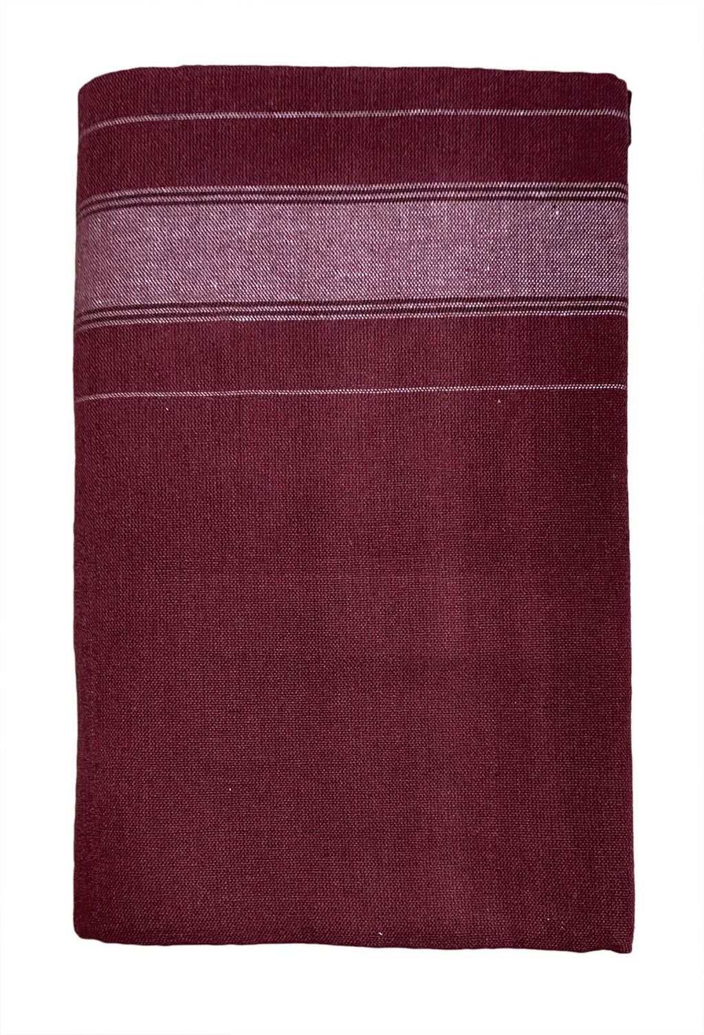 Prakasam Cotton Mens Colour Thalapathi Border Single Dhoti/Size1.28X2.00 Mtrs/Combo Pack Of 2 Dhoties