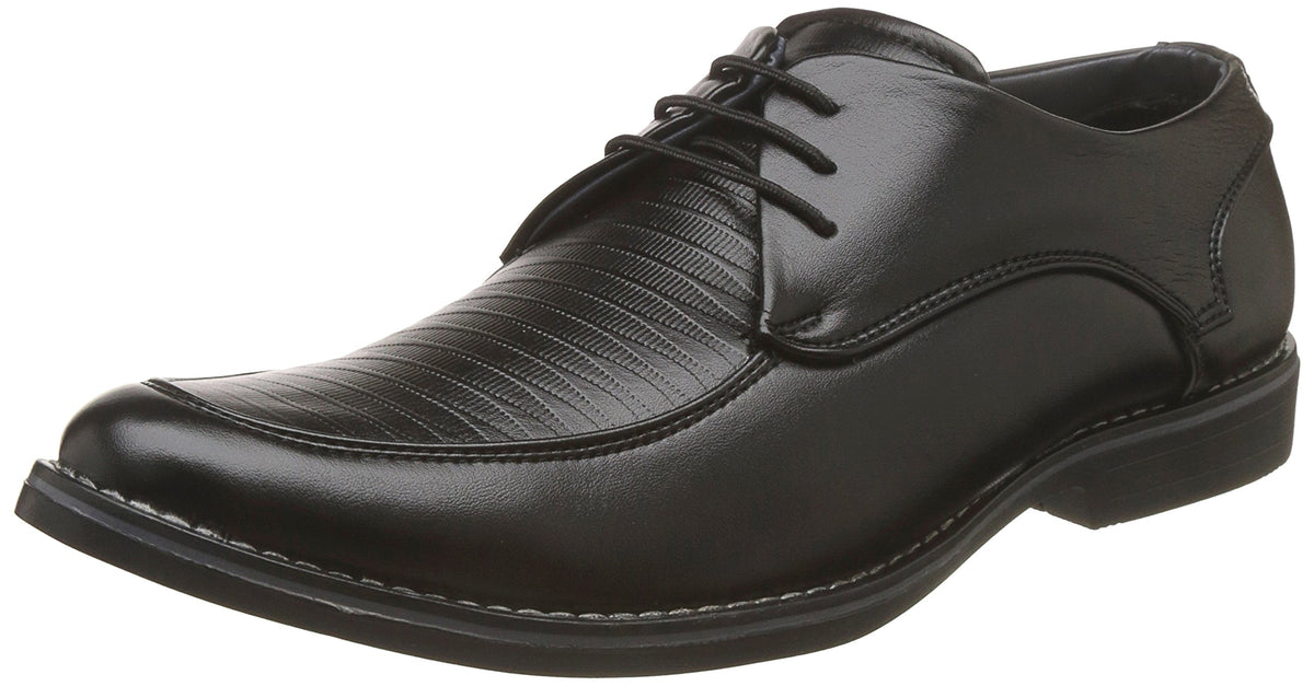 Centrino mens Derby Black Formal Shoes, 8 UK (4404003) 8