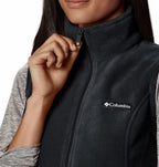 columbia Womens Benton Springs Vest, Black, 1X Plus