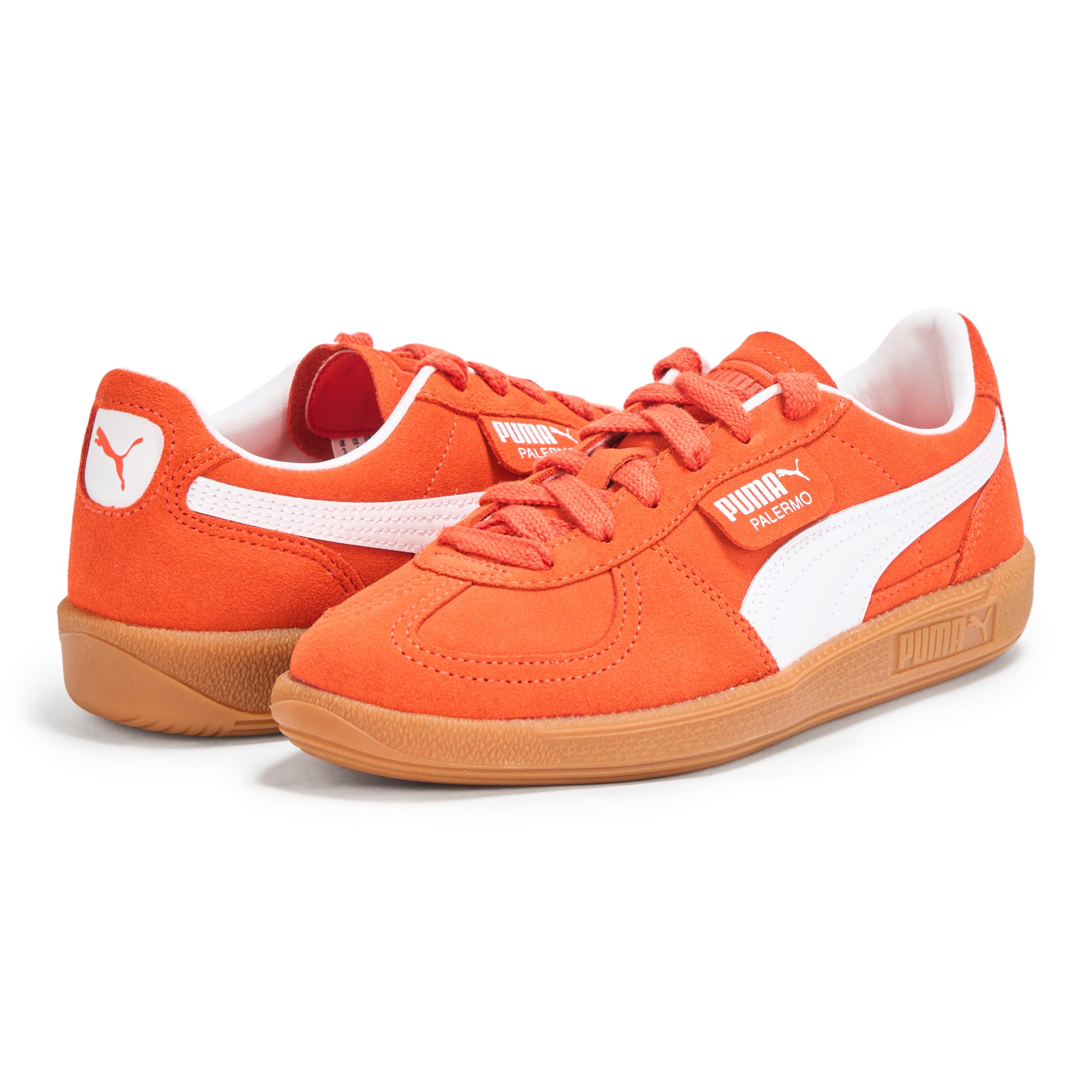 PUMA Palermo (Big Kid) Sneaker, Redmazing White, 4.5 US Unisex