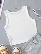 Toochki Top for Women | Lycra Top for Women | Crop Top for Women | White Top for Womens | Short Top for Women | Western Top for
