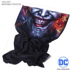 Concept One DC Comics The Joker Multi-Purpose Neck Gaiter Scarf Bandana, Black, One Size