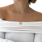 MignonandMignon Personalized Dog Necklace for Women Memorial Gifts for Mom Pet Portrait Custom Cat Name Unique Animal Picture Ch