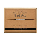 Gifts for Women Bad Assed Women Gifts Bad Ass Morse Code Bracelet for Women Handmade Inspirational Jewelry for Women Funny Chris