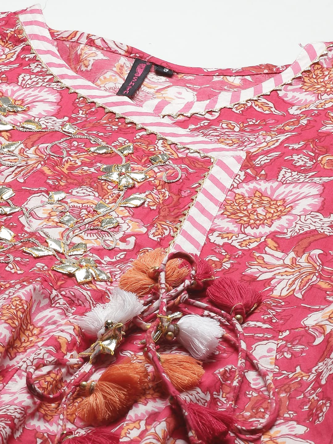 Ishin Cotton Blend Women Salwar Suit Set