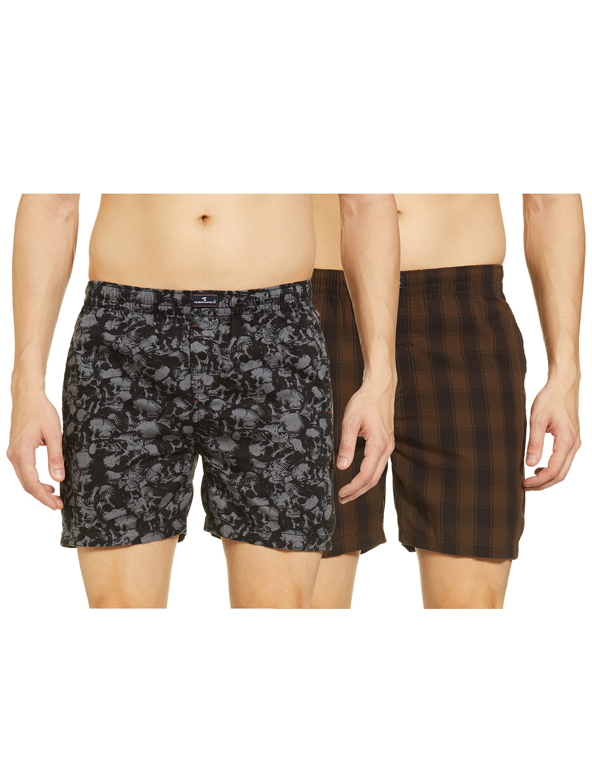 The Indian Garage Co Mens Cotton Classic Regular Fit Boxers