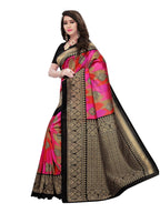 Satrani Womens Art Silk Saree With Blouse