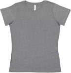 Ladies Fine Jersey T-Shirt - VINTAgE BURgUNDY - XS(D0102HI3ZEY)