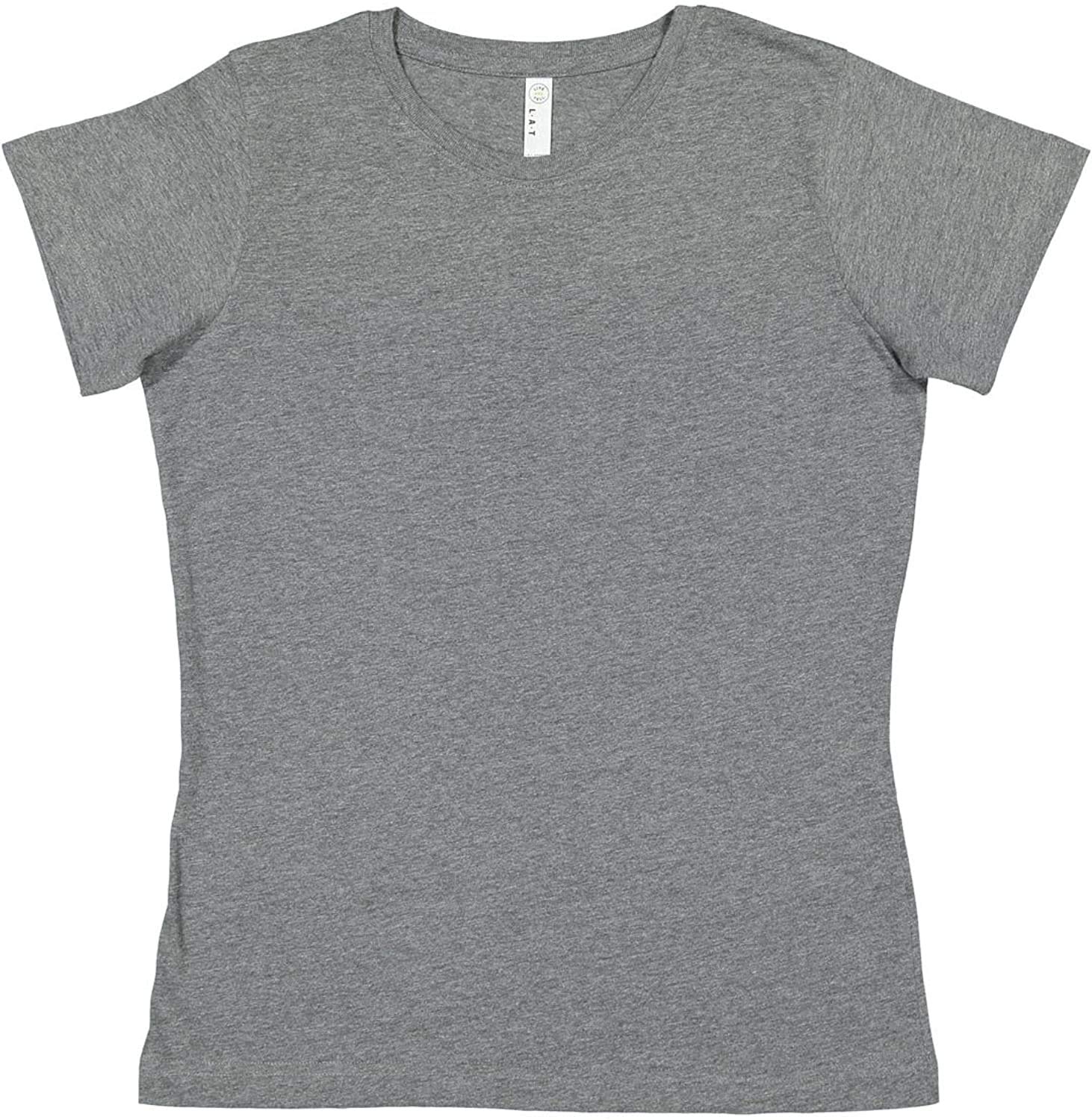 Ladies Fine Jersey T-Shirt - VINTAgE BURgUNDY - XS(D0102HI3ZEY)