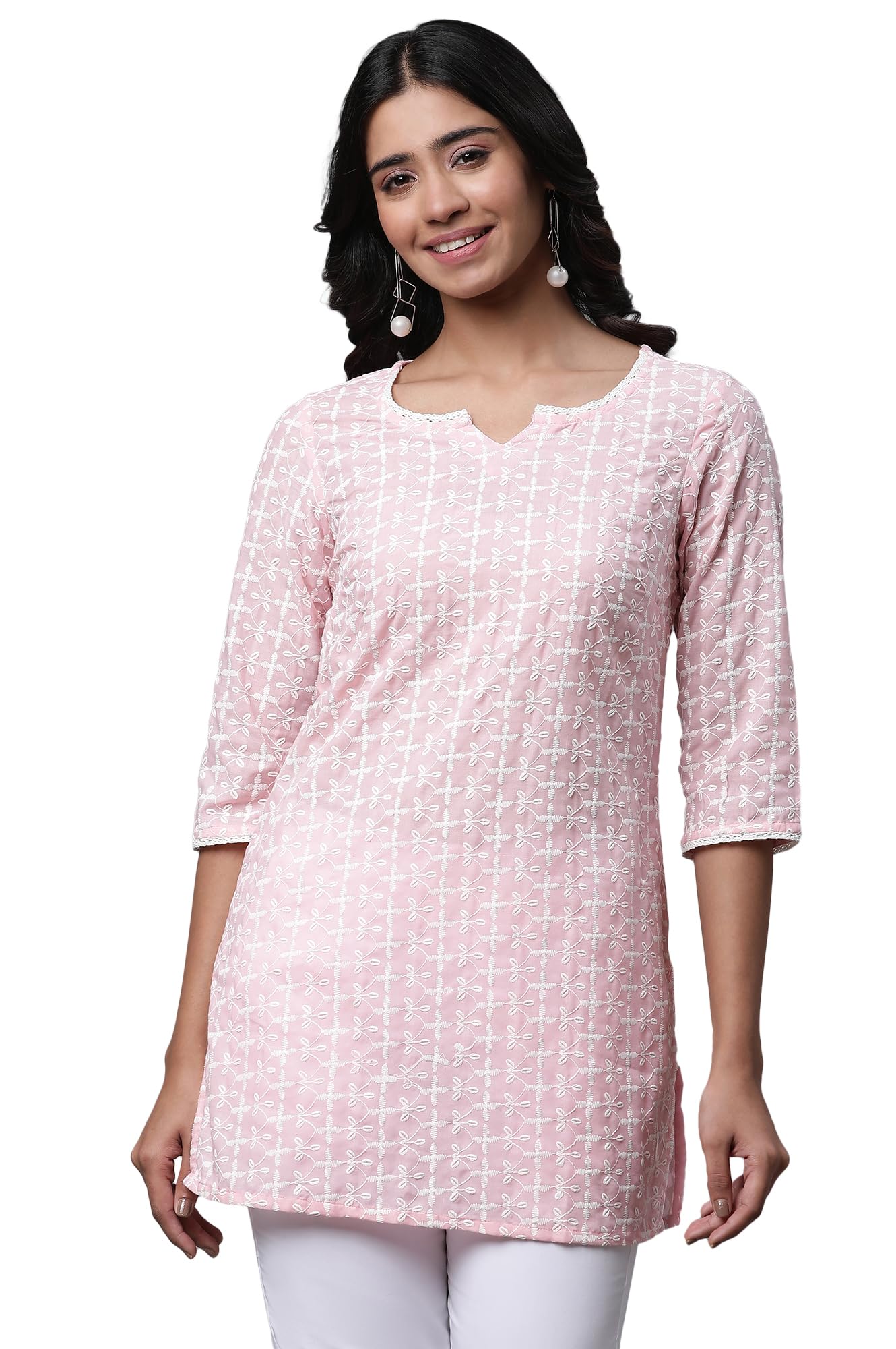 Aurelia Womens Cotton Blend Regular Shirt (23JUA30395-604437_Mouve