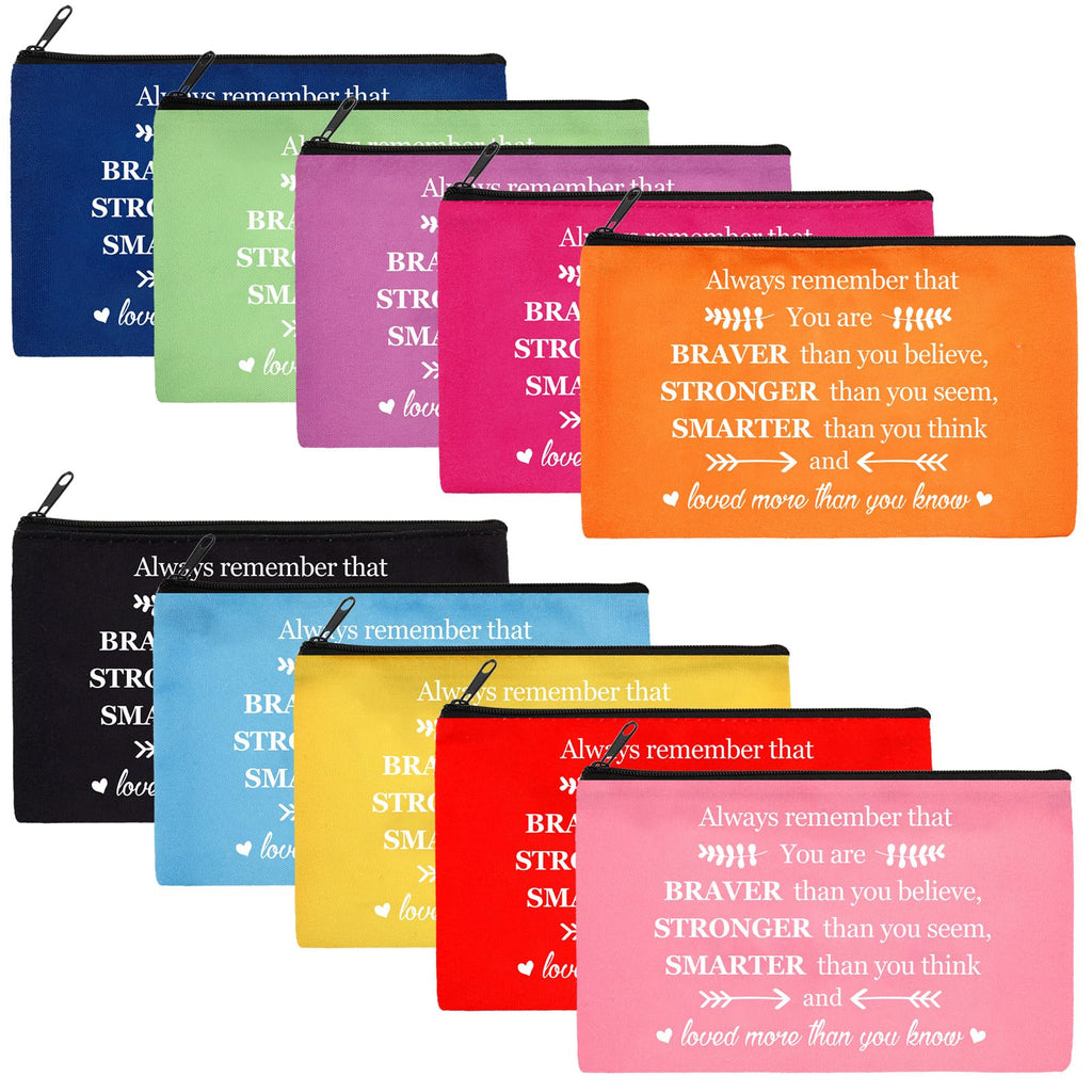 20 Pieces Cosmetic Bag for Women, Roomy Makeup Bags with Zipper Toiletry Bag Pouch Travel Packing Accessory Organizer Gifts, 7 x