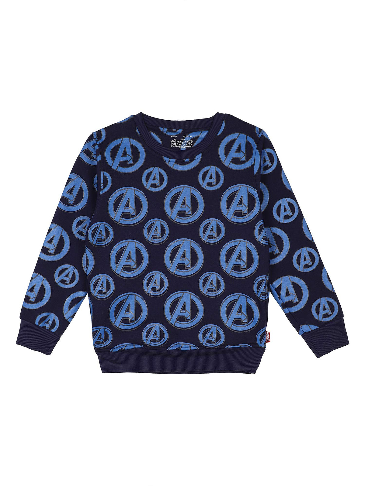 Proteens Boys Navy Blue Printed Round Neck Sweatshirt Age 78Y 28