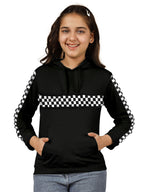 Kyda Kids GirlS Cotton Hooded Neck Hoodies - Sweatshirt With Hoodies Full Sleeves Girls Winter Wear, Long Sleeve Sweatshirts Fo