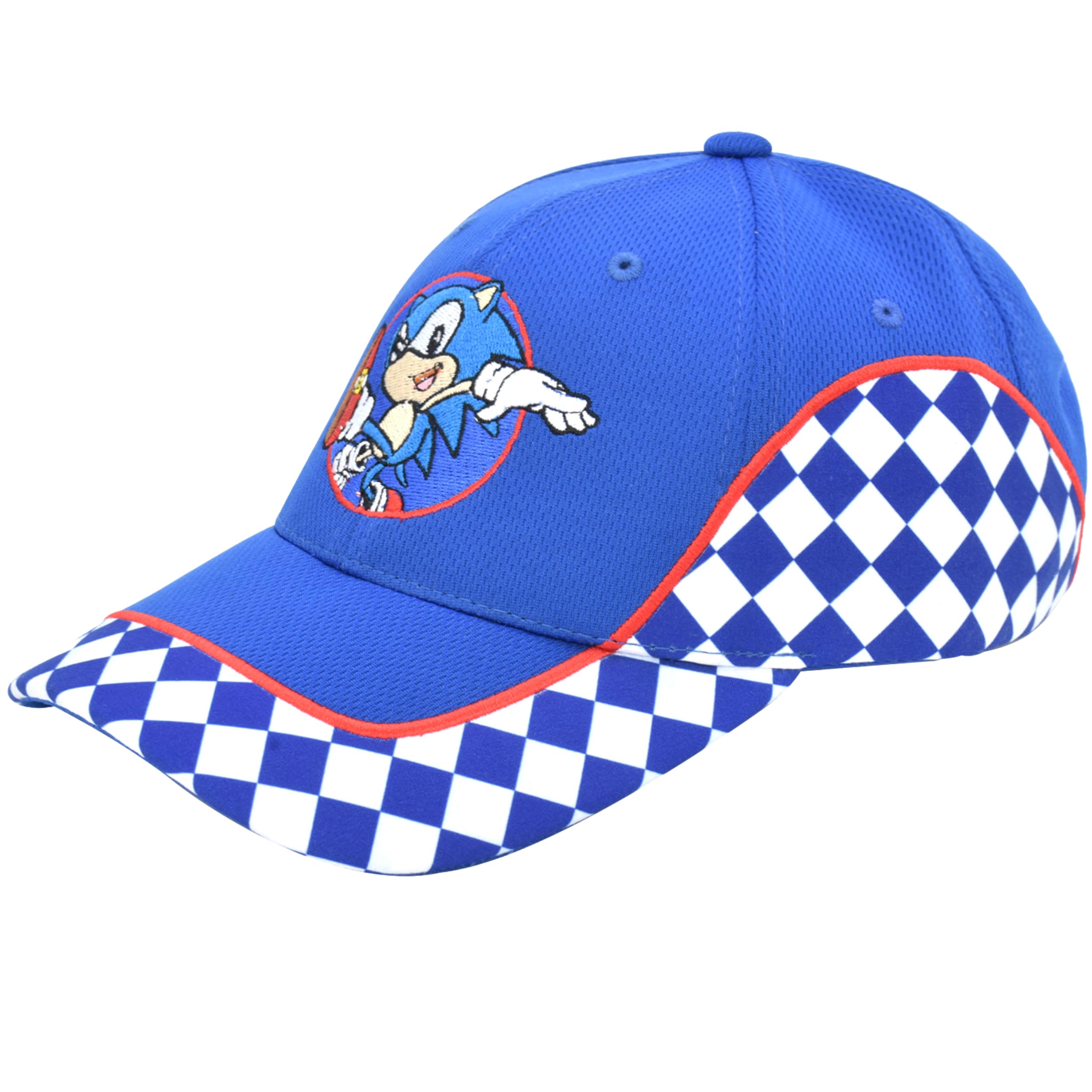 Sonic The Hedgehog Baseball Cap, Kids Adjustable Baseball Hat, Blue, One Size