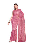 Womanista WomenS Women Ready To Wear Saree Ll Women Lycra Saree Ll Women Pre Draped Saree Ll Women One Minute Saree Ll Un-Stitc