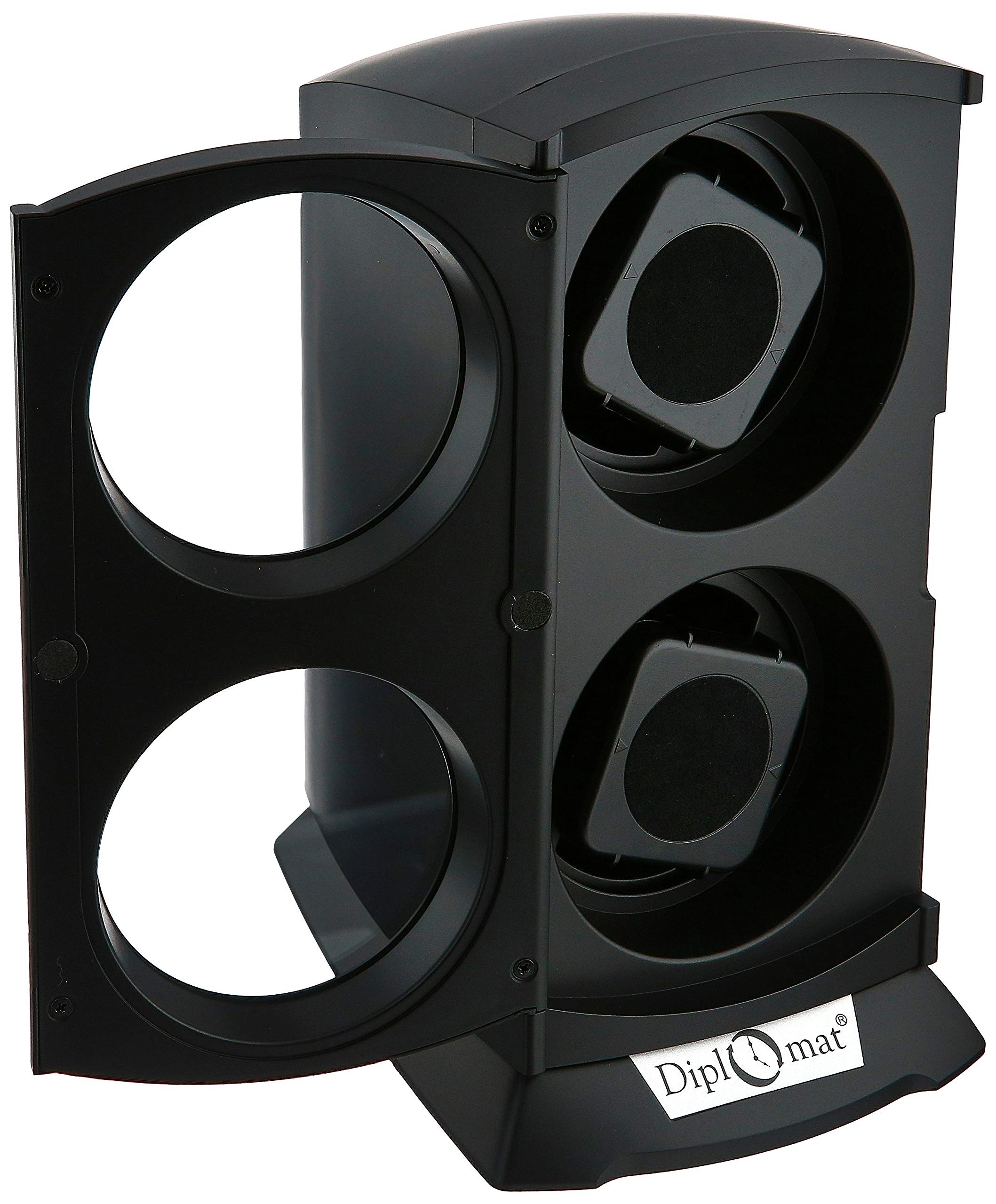 Diplomat 31-497 Matte Black Finish Watch Winder