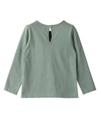 Beebay Green Santa Embroidered Full Sleeve T-Shirt