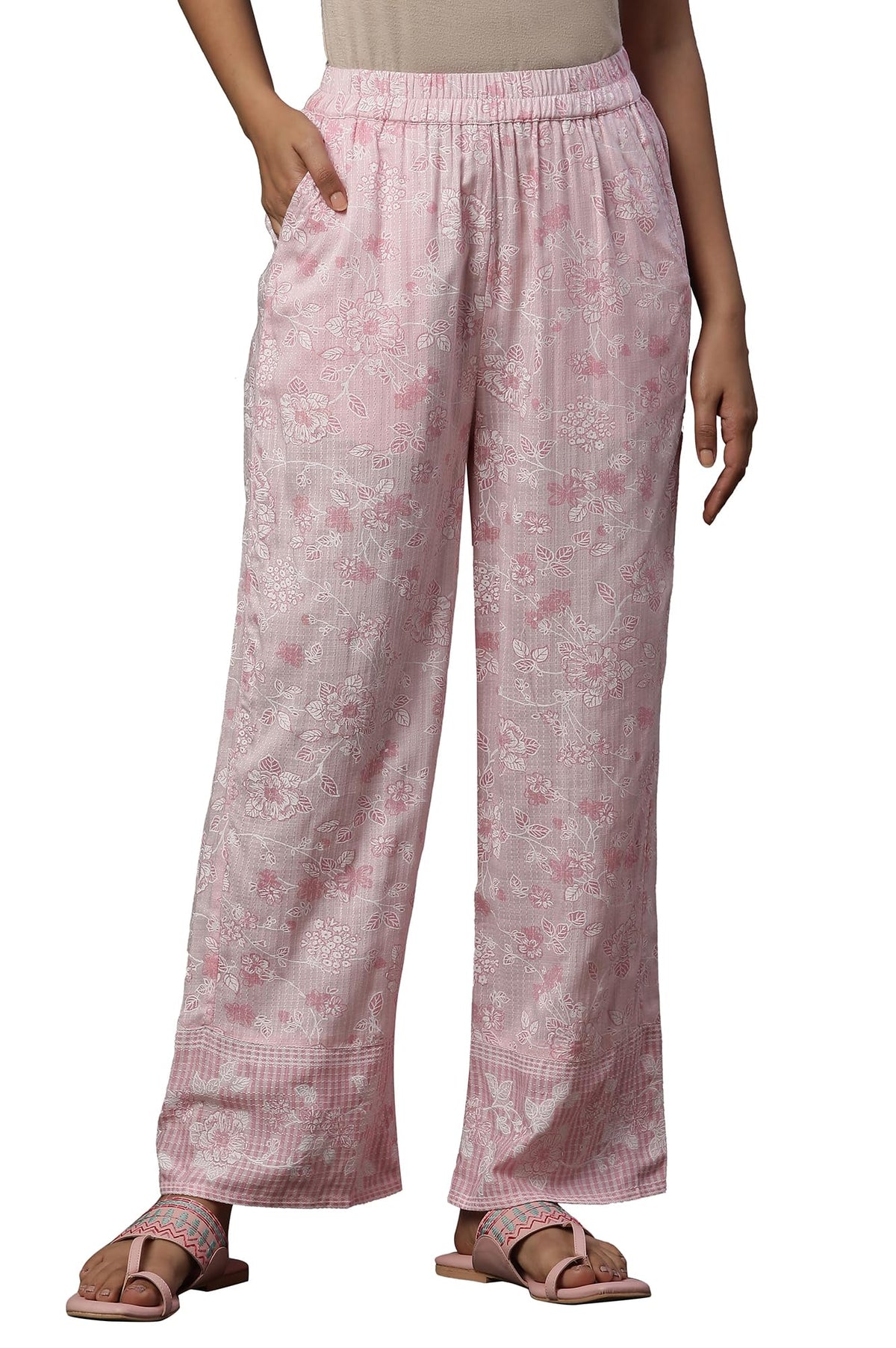 Aurelia WomenS Straight Palazzos (24Fea60341_Pink