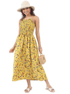 Ketch WomenS Polyester Modern Midi Casual Dress (Khj6000024_Yellow