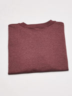 Dickies Men's Heavyweight Crew Neck Short Sleeve Tee, Burgundy Heather, Medium