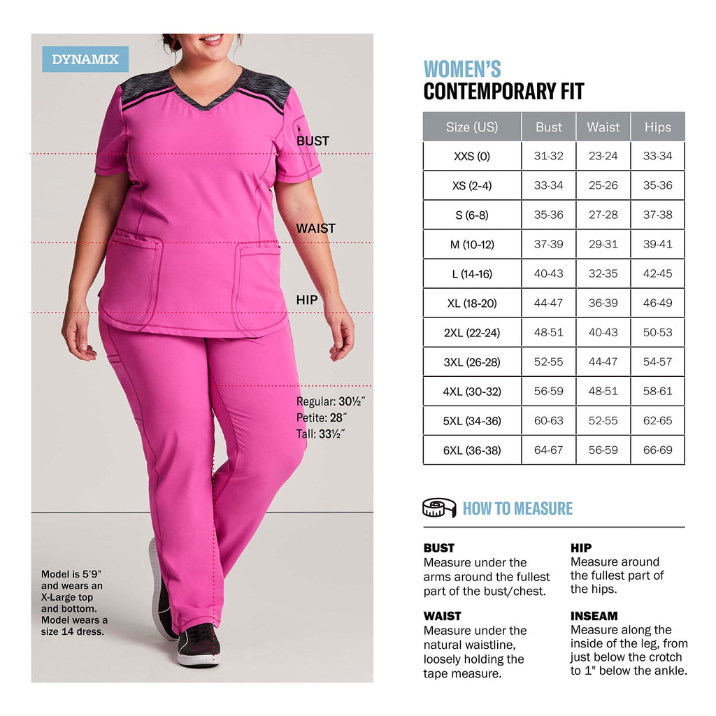 Dynamix Scrubs for Women, Drawstring Cargo Pants for Women Plus Size DK130, 4XL, White