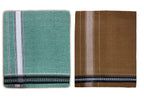 Prakasam Cotton Mens Colour Thalapathi Border Single Dhoti/Size1.28X2.00 Mtrs/Combo Pack Of 2 Dhoties