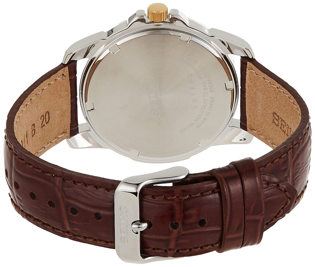 Seiko Essentials Quartz Black Dial Mens Watch SUR360