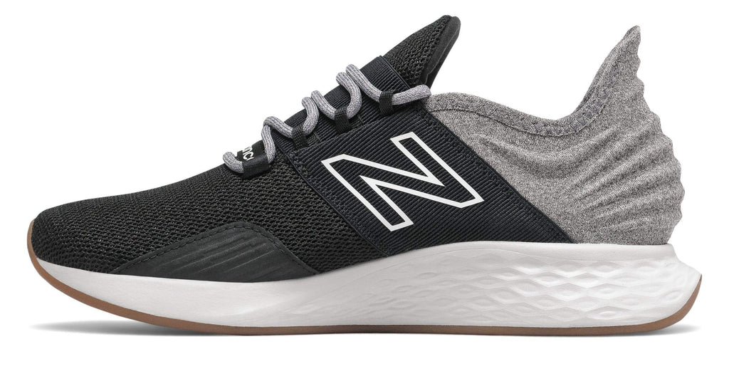 New Balance Women's Fresh Foam Roav V1 Sneaker, Black/Light Aluminum, 7 M US