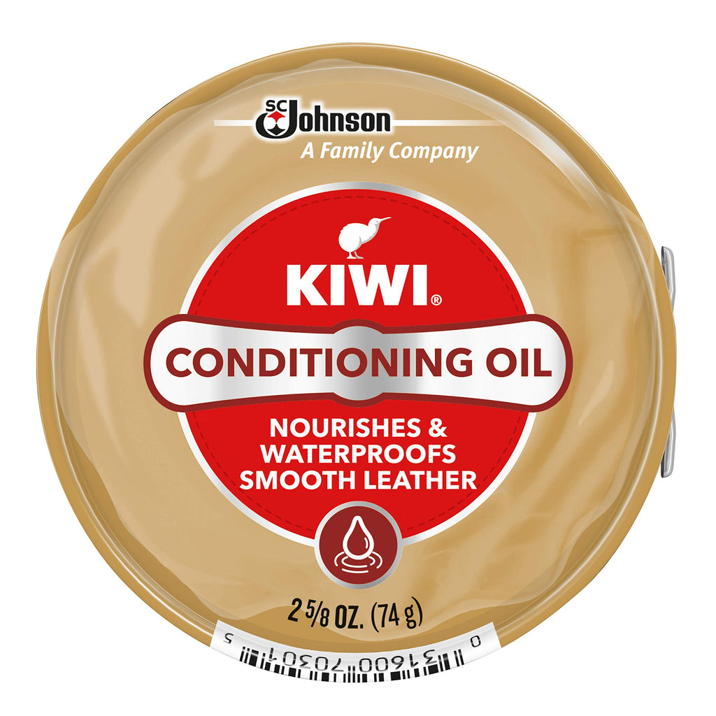 KIWI Shoe Conditioning Oil | Leather Care for Shoes, Boots, Furniture, Jacket, Briefcase and More | 2 5/8 Oz
