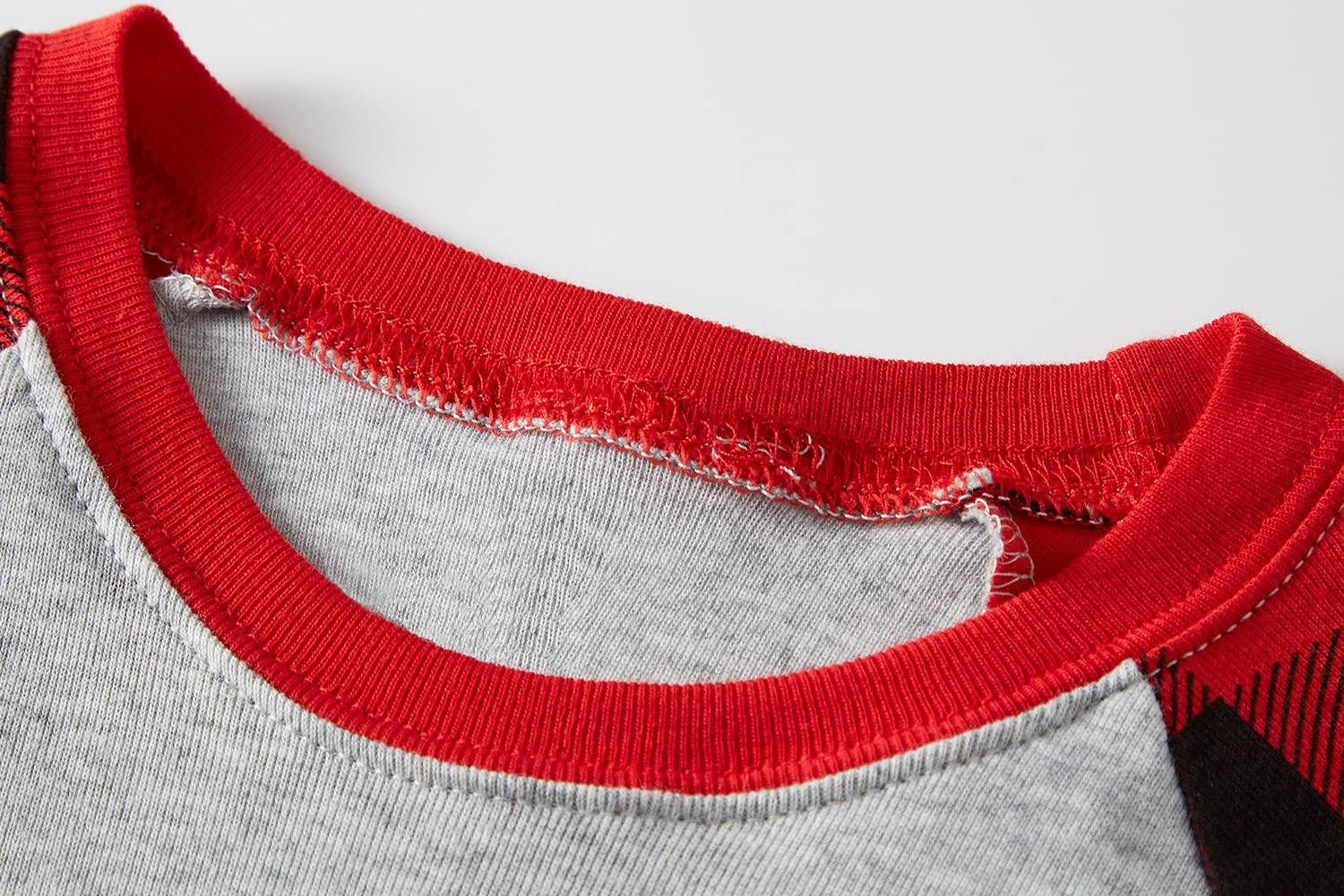 Babyroom Girls Christmas Pajamasd Matching Doll&Toddler 4 Piece Cotton Pajamas Toddler Christmas Clothes Size 6 Gray