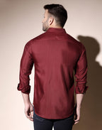 Leriya Fashion Shirts For Men | Cotton Blend Regular Fit Solid | Spread Coller Full Sleeve | Men Shirt Formal For Office | Outin