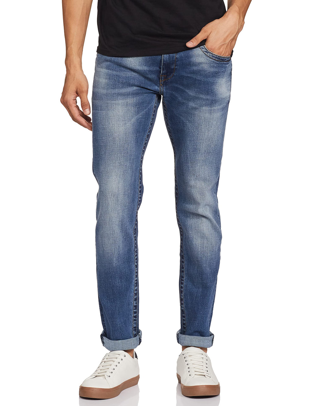 Pepe Jeans MenS Relaxed Jeans (Pm205855J671-Mid_Blast_Blue_34W X 34L)