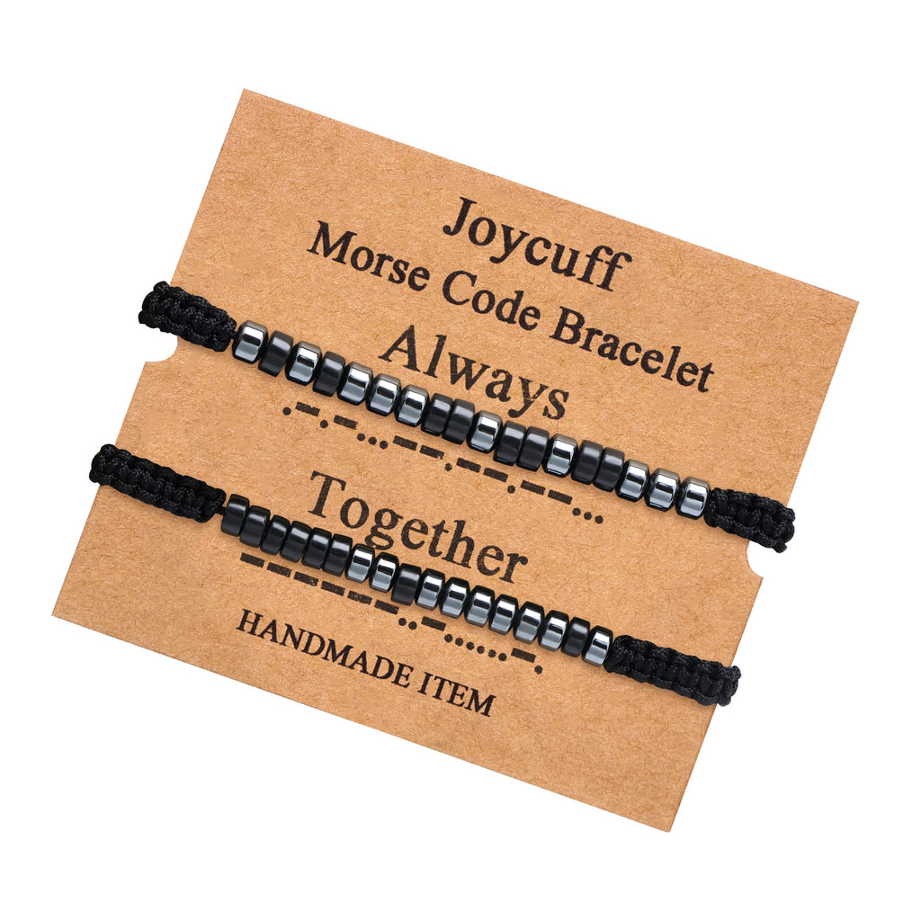 JoycuFF Bracelets for Women Coworker Leaving Gifts Fashion Best Friend BFF Friendship Silk Wrap Bracelet Funny Birthday Long Dis