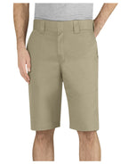 Dickies Men's 11 Inch Regular Fit Stretch Twill Work Short, Desert Sand, 30
