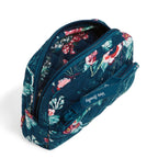 Vera Bradley Women's Cotton Mini Cosmetic Makeup Organizer Bag, Rose Toile - Recycled Cotton, One Size
