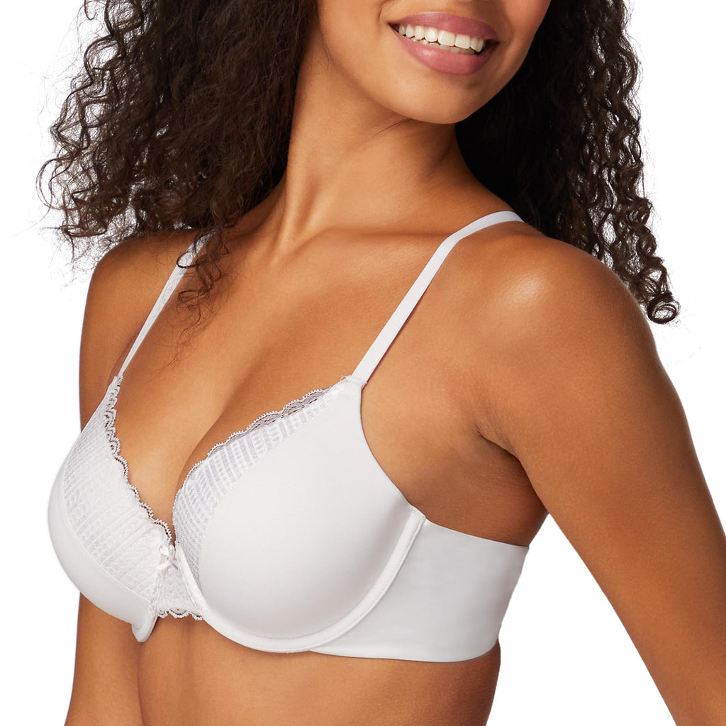 Maidenform womens Comfy Soft Full Coverage Underwire 09404 T Shirt Bra, White, 36D US